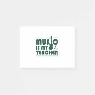 Music Is My Teacher Post-it Notes