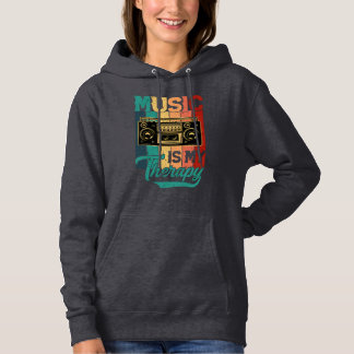 MUSIC IS MY THERAPY HOODIE