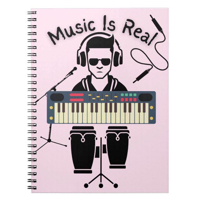 Music Is Real Notebook (Front)
