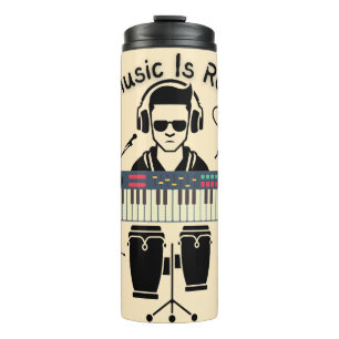 Music Is Real Thermal Tumbler