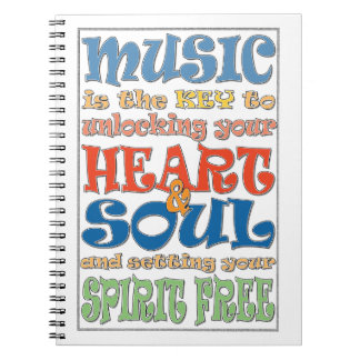 Music is the key notebook