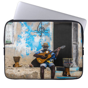 Music is the medicine of the mind laptop sleeve