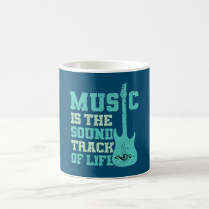 Music is the Soundtrack of Life Coffee Mug   