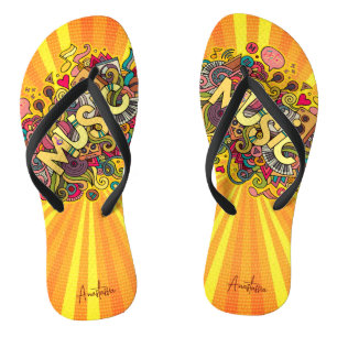 MUSIC is the strongest form of Magic beach Thongs