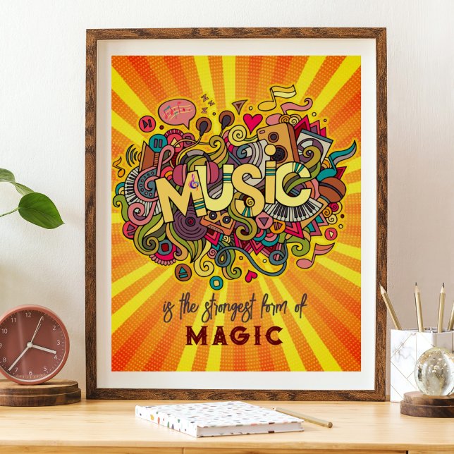 MUSIC is the strongest form of Magic Poster (Creator Uploaded)