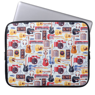 Music Istruments Background Laptop Sleeve