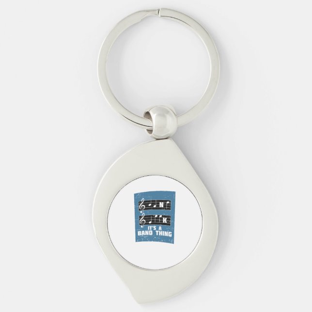 Music - It's A Band Thing Key Ring (Front)