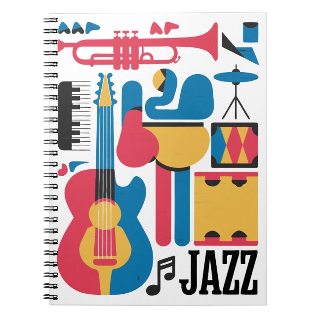 Music Jazz Notebook (Front)