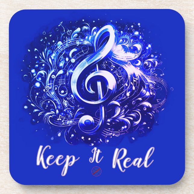 MUSIC - KEEP IT REAL  COASTER (Front)