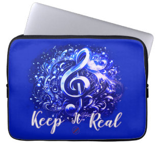 MUSIC - KEEP IT REAL LAPTOP SLEEVE