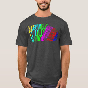 Music Keeping It Old School Stereo Retro retro T-Shirt