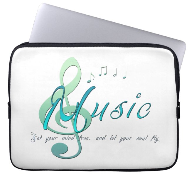 Music Laptop Sleeve (Front)