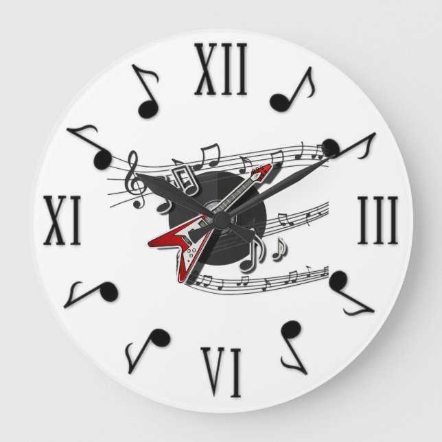 Music Large Clock (Front)