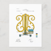 Music Leaf Turner - G. Vix Patent - Coloured