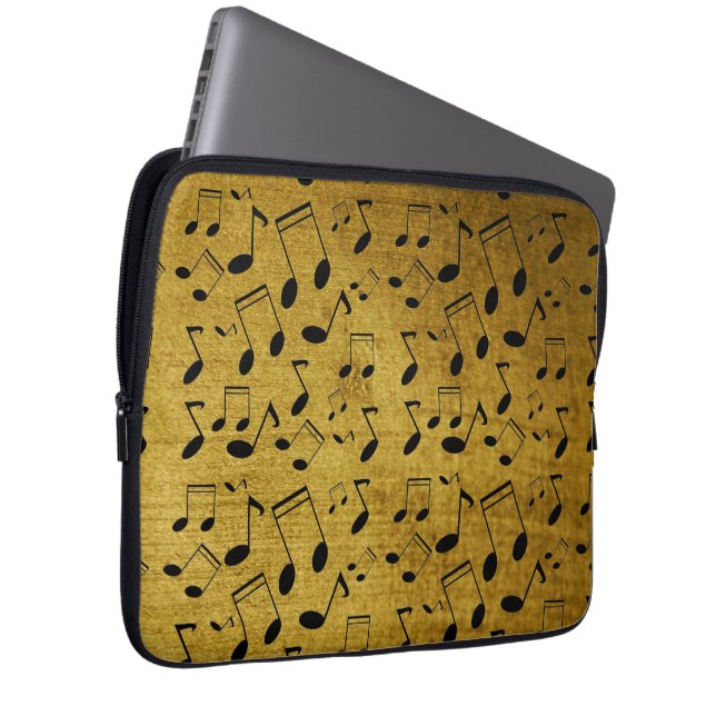 music-lesson,notes laptop sleeve (Front Right)