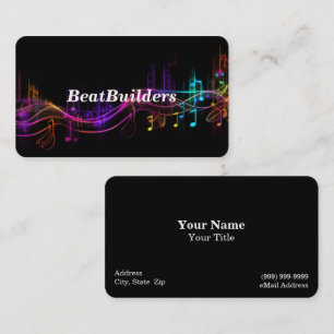 Music Lessons Business Card