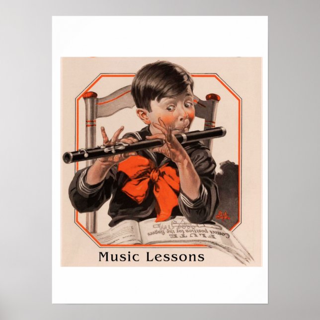 Music Lessons  Poster (Front)