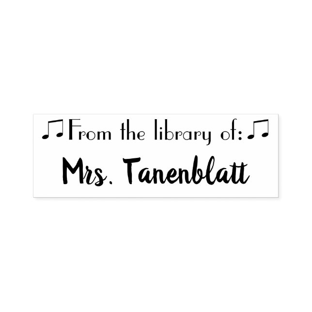 Music Library Stamp (Design)