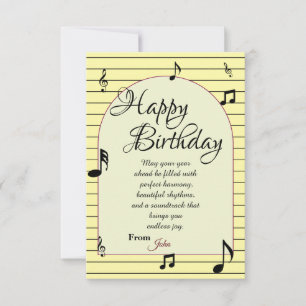 Music Lover Birthday Card