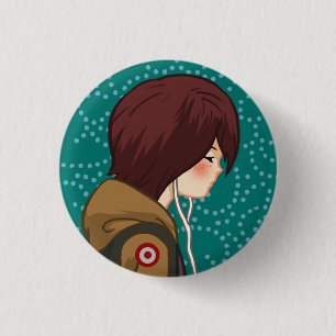 Music Lover (Boy) v.2 Button