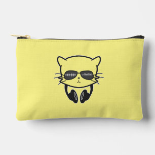 Music Lover Cat Accessory Pouch