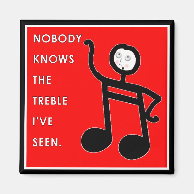 Music Lover Gift Magnet (Front)