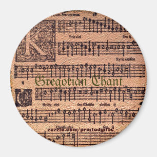 MUSIC LOVER Gregorian Chants History Magnets