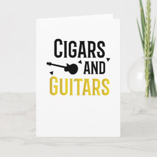 Music Lover Guitarist  Never Have Too Many Guitars Card