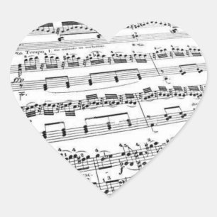 Music Lover Heart Sticker