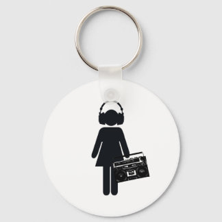 Music Lover Key Ring
