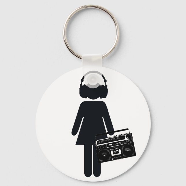 Music Lover Key Ring (Front)