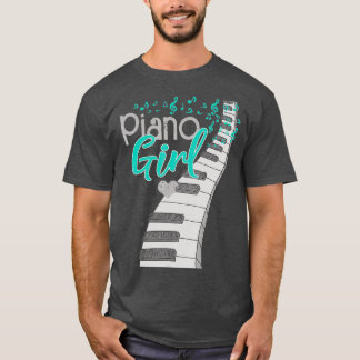 Music Lover Kids Piano Player Pianist Musician T-Shirt