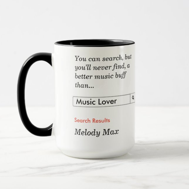 Music Lover Mug (Left)