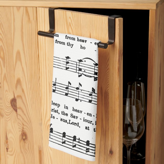 Music Lover  Tea Towel (Thirds Fold)