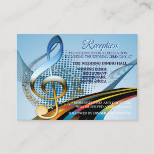Music Lovers Celebration Themes Enclosure Card