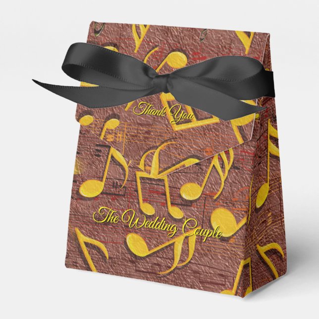 Music Lovers Celebration Themes Favour Box (Front Side)