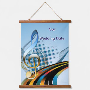 Music Lovers Celebration Themes Hanging Tapestry