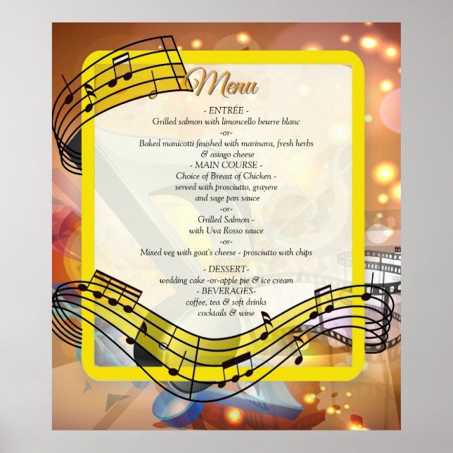 Music Lovers Celebration Themes Poster (Front)