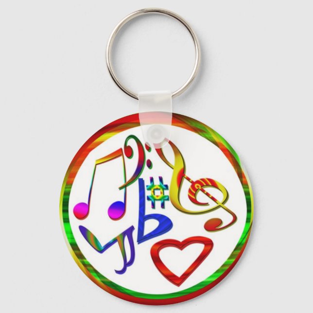 Music Lovers Key Ring (Front)