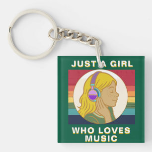 music lovers key ring