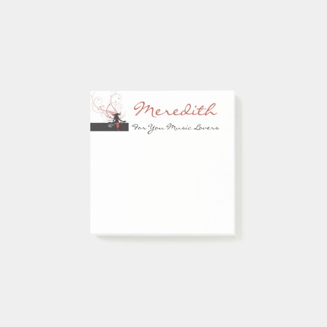 Music Lovers Post-it Notes (Front)