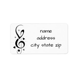 **MUSIC LOVER'S** RETURN ADDRESS LABELS
