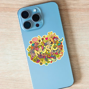 Music Lovers Vinyl – Colourful Artistic Graffiti 