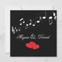 Music Lover's Wedding Invitation
