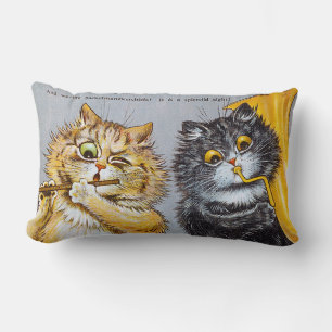 Music Loving Cats, Louis Wain Lumbar Cushion