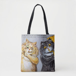 Music Loving Cats, Louis Wain Tote Bag
