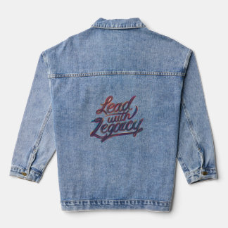 Music Lyrics Denim Jacket