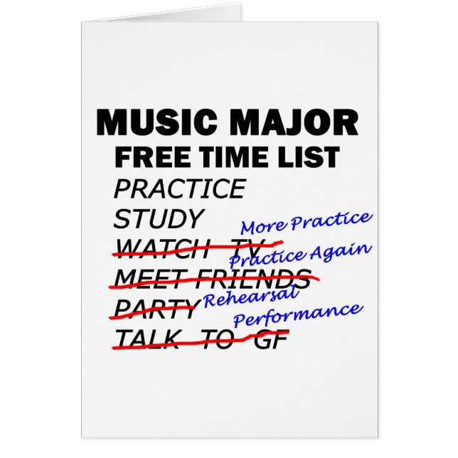 Music Major List - Guy (Front)