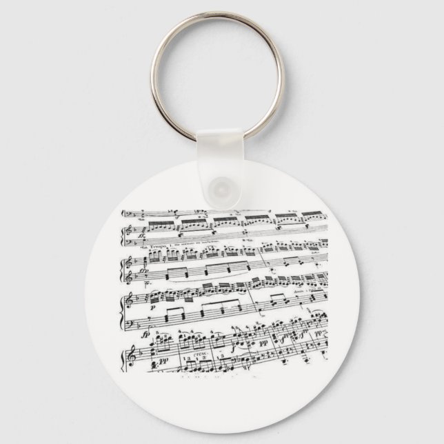 Music Major/Student/Teacher Key Ring (Front)