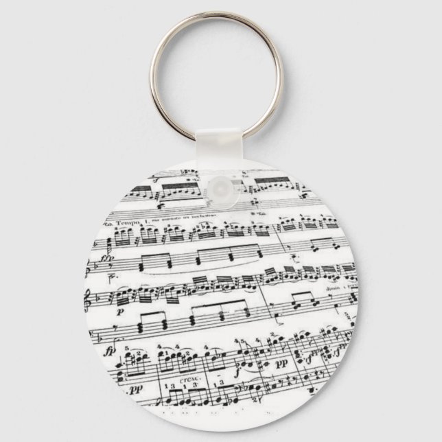 Music Major/Student/Teacher Key Ring (Front)